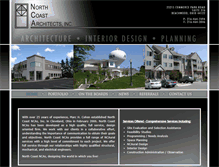 Tablet Screenshot of northcoastarchitects.net